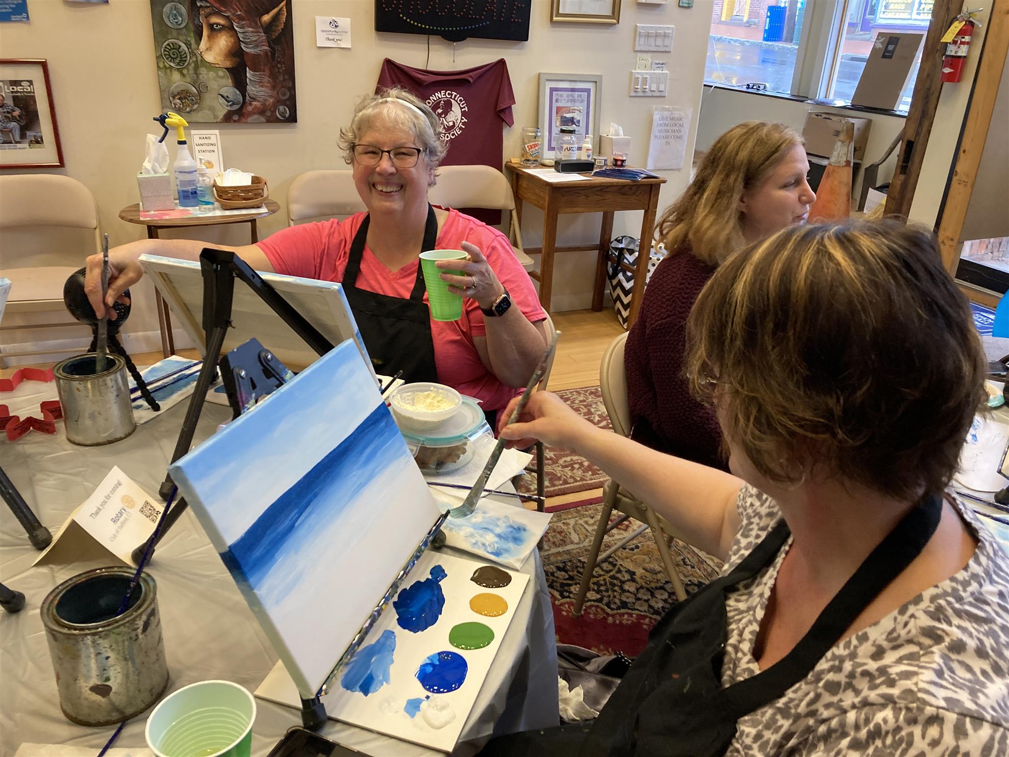 Stafford Rotary Paint & Sip Fundraiser Rotary Club of Stafford